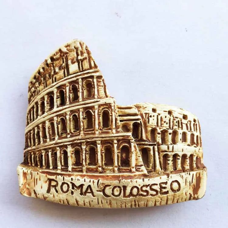 Italy Roma Colosseo fridge magnet Tourism Souvenir Resin Crafts Divid Magnetic Refrigerator Stickers home decor Collection Gifts - Grand Goldman