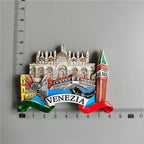 Italy Venice Fridge Magnets Italian Taormina Roma Firenze Alberobello trulli Lion Tourism Refrigerator Magnetic Stickers Decor - Grand Goldman
