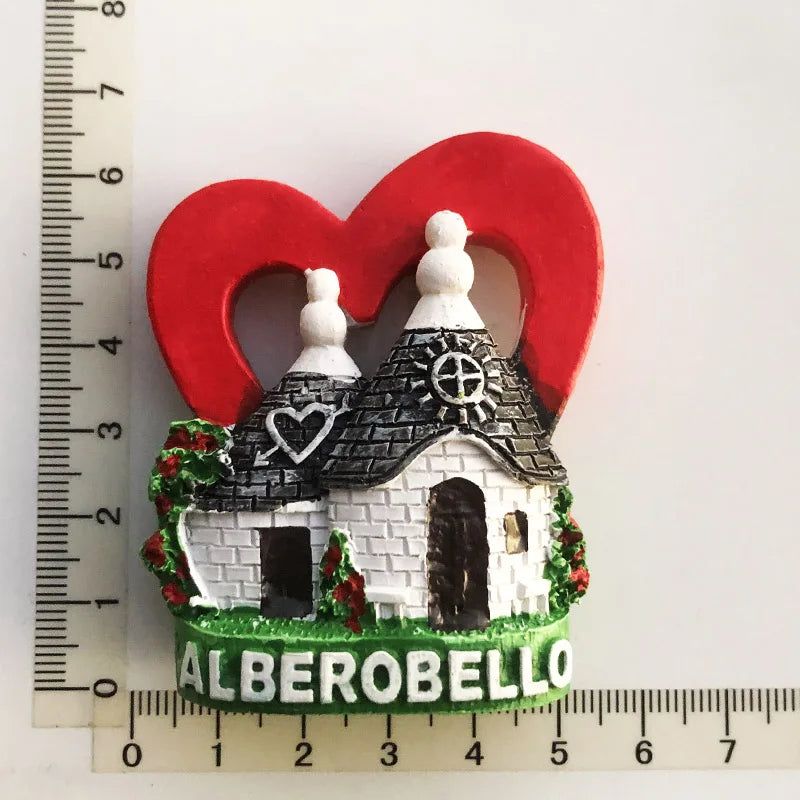 Italy Venice Fridge Magnets Italian Taormina Roma Firenze Alberobello trulli Lion Tourism Refrigerator Magnetic Stickers Decor - Grand Goldman