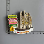 Italy Venice Fridge Magnets Italian Taormina Roma Firenze Alberobello trulli Lion Tourism Refrigerator Magnetic Stickers Decor - Grand Goldman
