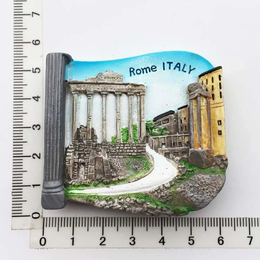 Italy Milan Fridge Magnets Madrid Florence Toscana Sirmione Lecce Venezia Tourist Souvenirs Magnetic Refrigerator Stickers Gift - Grand Goldman