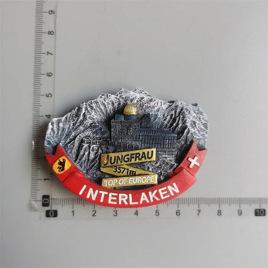 Italy Switzerland Interlaken Jakarta Punta Cana Creece Stockholm Fridge Magnets Tourist Souvenirs Magnetic Refrigerator Sticker - Grand Goldman