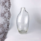 JHammered Pattern Glass Vase Irregular Geometric Small Mouth Flower Device Living Room Flower Arrangement Home Decoration - Grand Goldman
