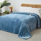 JKMAX Electric Heated Heating Blanket - Heated Bed Blanket Queen Size 84"x90" with 10 Heating Levels 8 Hours Auto Off Fast Heating - Electric Blanket Ultra Soft Overheat Protection ETL Certified Grey - Grand Goldman