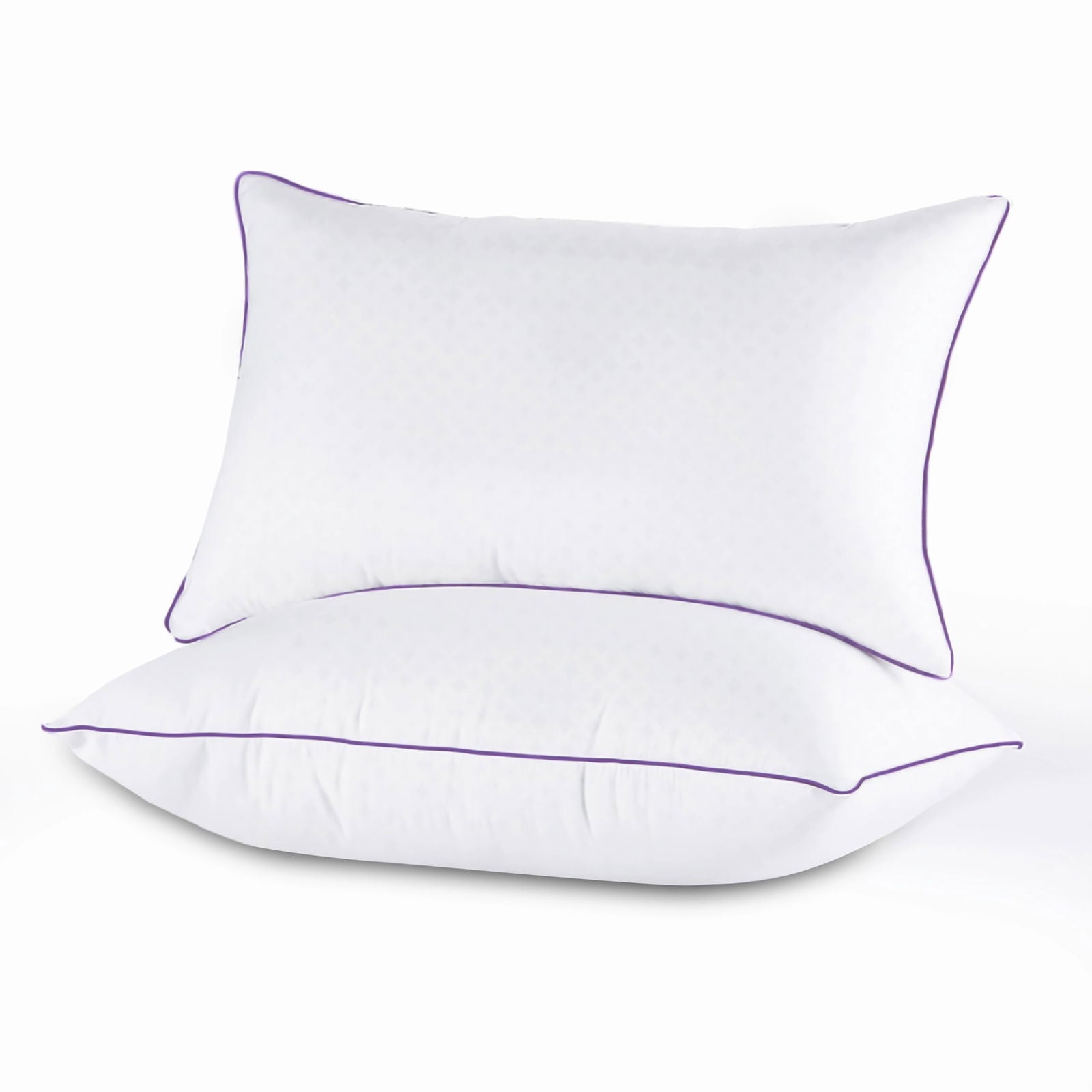 JOLLYVOGUE Pillows Queen Size Set of 2, Bed Pillows Set of 2, Cooling and Supportive Pillows with Super Soft Down Alternative Fill, Luxury Fluffy Hotel Quality for Side, Back, and Stomach Sleepers - Grand Goldman