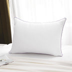 JOLLYVOGUE Pillows Queen Size Set of 2, Bed Pillows Set of 2, Cooling and Supportive Pillows with Super Soft Down Alternative Fill, Luxury Fluffy Hotel Quality for Side, Back, and Stomach Sleepers - Grand Goldman