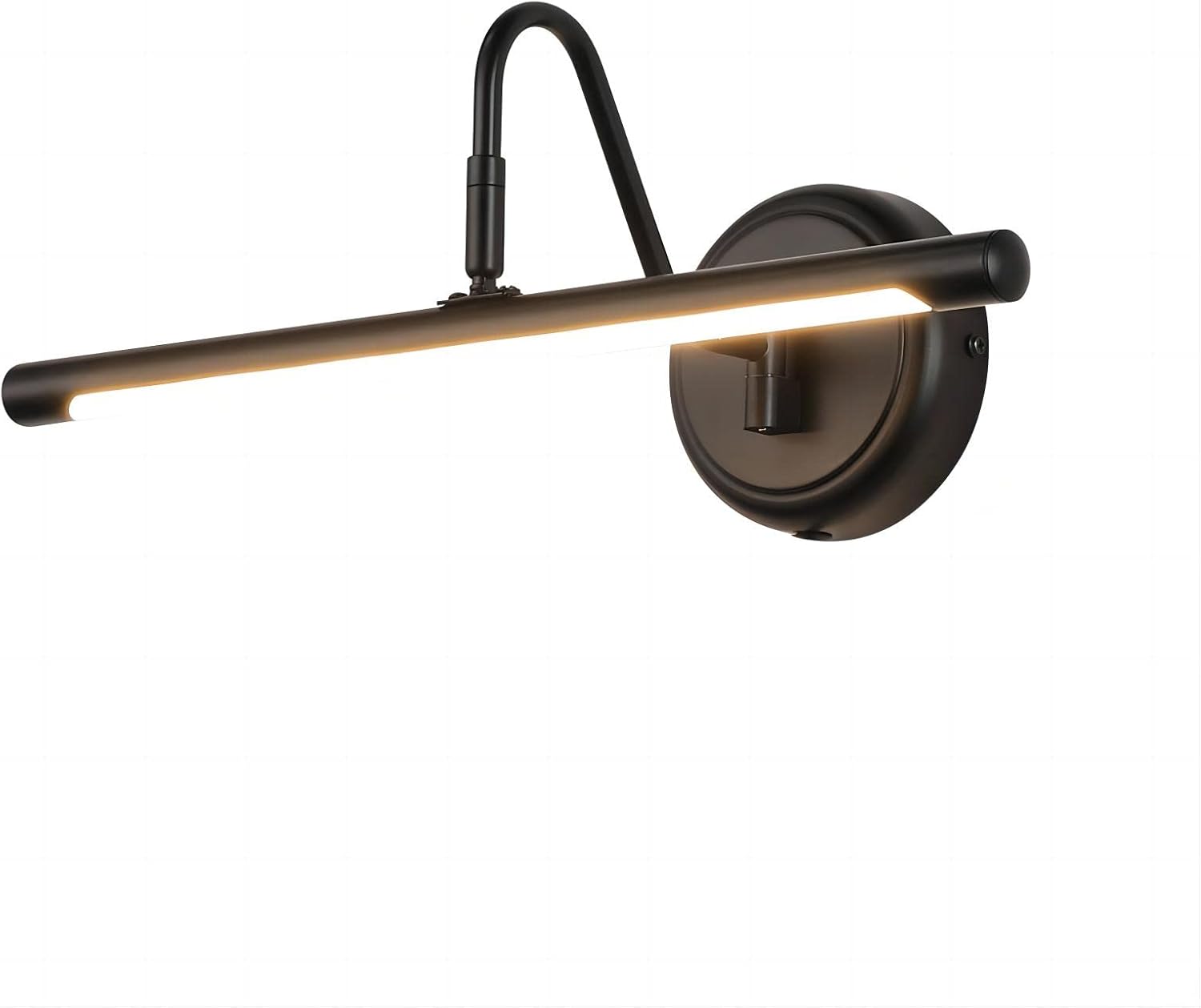 JOOSENLUX Modern Picture Lights 16.54'' Inch Brass for Painting Display Wall, Metal Artwork LED Wall Lamp,9W(45W Eqv.),Warm White 3000K,Hardwired Connection Swing Arm - Grand Goldman