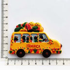 Jamaica Fridge Magnets Tourist Souvenirs Magnetic Refrigerator Stickers 3d Stereo Sticker Home Decoration Crafts Travel Gifts - Grand Goldman