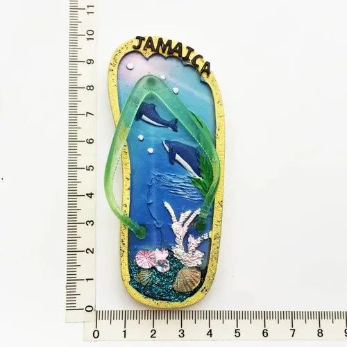 Jamaica Fridge Magnets Tourist Souvenirs Magnetic Refrigerator Stickers 3d Stereo Sticker Home Decoration Crafts Travel Gifts - Grand Goldman