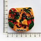 Jamaica Fridge Magnets Tourist Souvenirs Magnetic Refrigerator Stickers 3d Stereo Sticker Home Decoration Crafts Travel Gifts - Grand Goldman