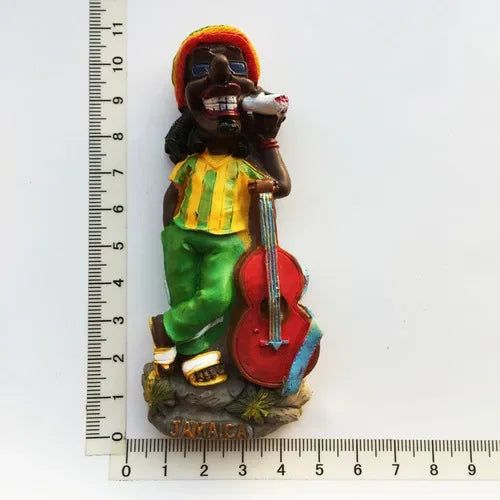 Jamaica Fridge Magnets Tourist Souvenirs Magnetic Refrigerator Stickers 3d Stereo Sticker Home Decoration Crafts Travel Gifts - Grand Goldman