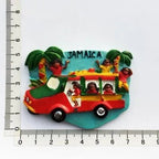 Jamaica Fridge Magnets Tourist Souvenirs Magnetic Refrigerator Stickers 3d Stereo Sticker Home Decoration Crafts Travel Gifts - Grand Goldman