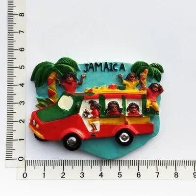 Jamaica Fridge Magnets Tourist Souvenirs Magnetic Refrigerator Stickers 3d Stereo Sticker Home Decoration Crafts Travel Gifts - Grand Goldman