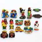 Jamaica Fridge Magnets Tourist Souvenirs Magnetic Refrigerator Stickers 3d Stereo Sticker Home Decoration Crafts Travel Gifts - Grand Goldman