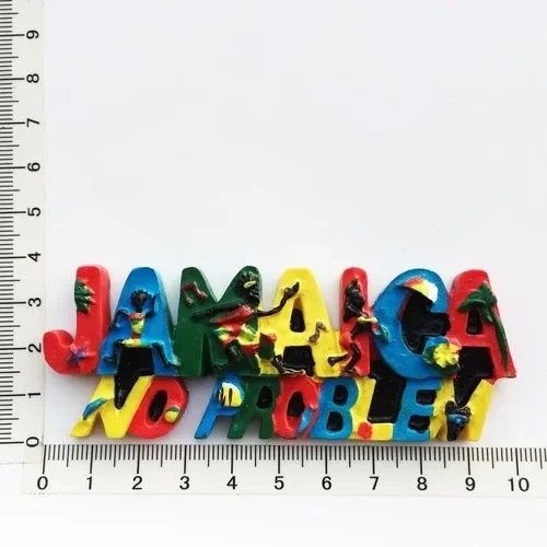 Jamaica Fridge Magnets Tourist Souvenirs Magnetic Refrigerator Stickers 3d Stereo Sticker Home Decoration Crafts Travel Gifts - Grand Goldman