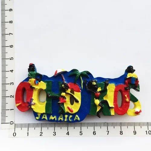 Jamaica Fridge Magnets Tourist Souvenirs Magnetic Refrigerator Stickers 3d Stereo Sticker Home Decoration Crafts Travel Gifts - Grand Goldman