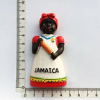 Jamaica Fridge Magnets Tourist Souvenirs Magnetic Refrigerator Stickers 3d Stereo Sticker Home Decoration Crafts Travel Gifts - Grand Goldman