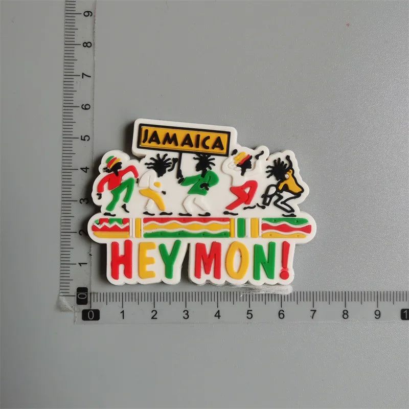 Jamaica travel PVC Fridge Magnets souvenirsoft Magnets for fridge gifts - Grand Goldman