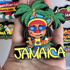 Jamaica travel PVC Fridge Magnets souvenirsoft Magnets for fridge gifts - Grand Goldman