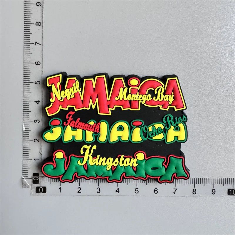Jamaica travel PVC Fridge Magnets souvenirsoft Magnets for fridge gifts - Grand Goldman
