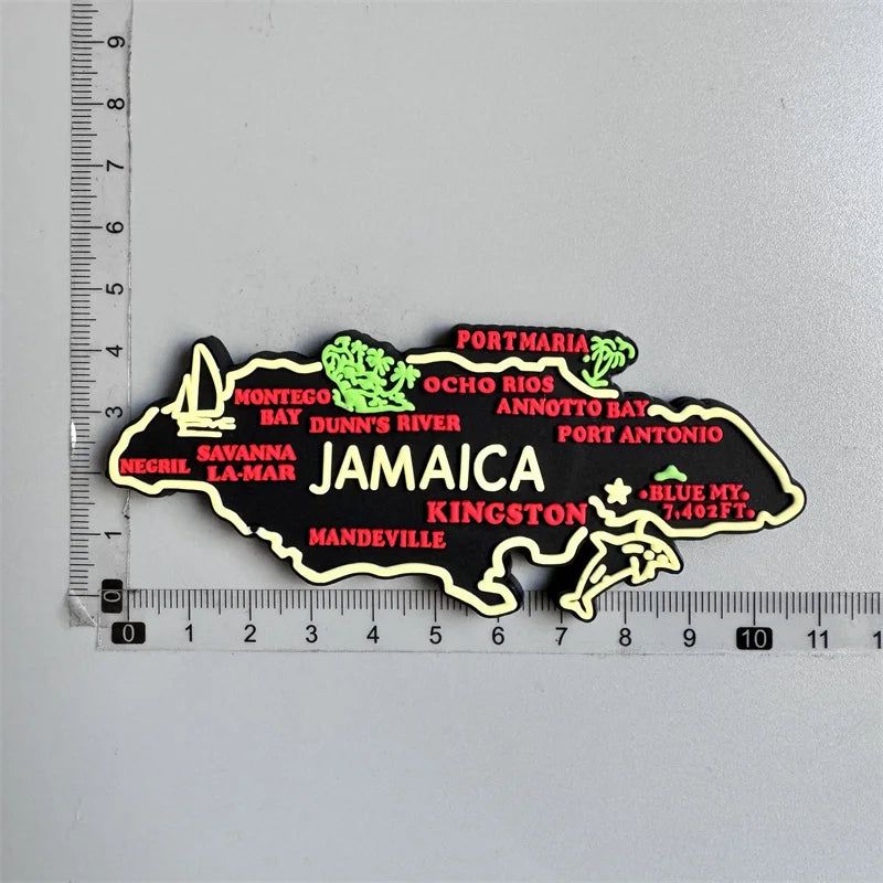 Jamaica travel PVC Fridge Magnets souvenirsoft Magnets for fridge gifts - Grand Goldman