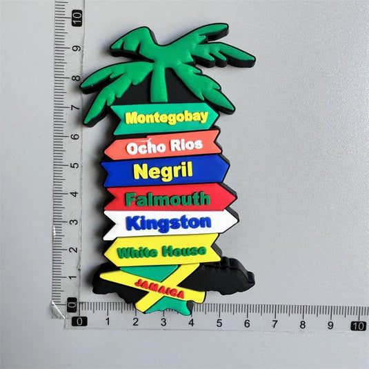 Jamaica travel PVC Fridge Magnets souvenirsoft Magnets for fridge gifts - Grand Goldman