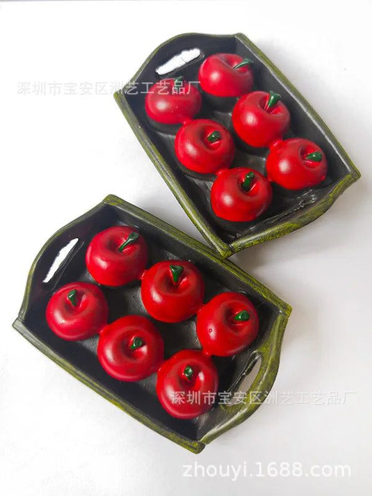Japanes 3d Resin Simulation Food Refrigerator Magnetic Bread Vegetable Tomato Chopping Board Refrigerator stickers Kitchen Decor - Grand Goldman