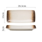 Japanese Ceramic Plates Sushi Dish Tableware Tray Cutlery - Grand Goldman