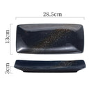 Japanese Ceramic Plates Sushi Dish Tableware Tray Cutlery - Grand Goldman