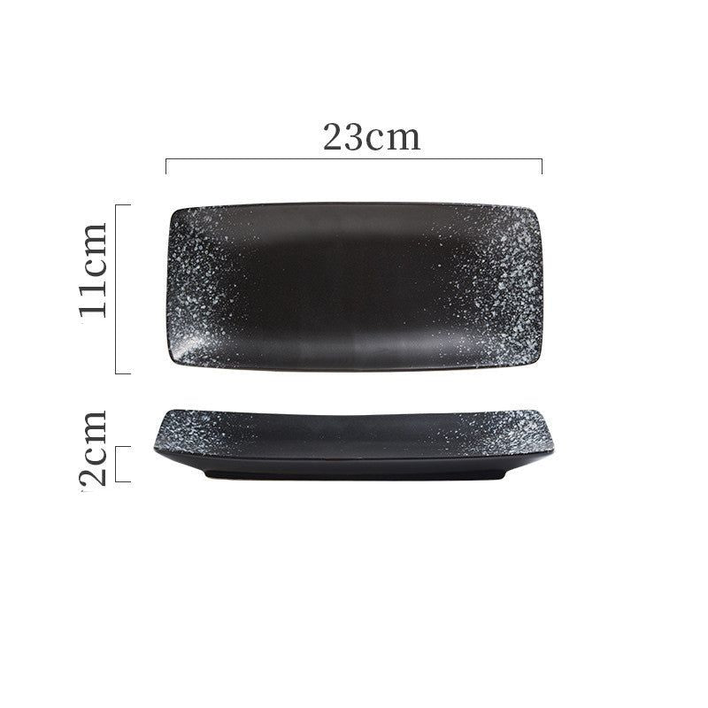 Japanese Ceramic Plates Sushi Dish Tableware Tray Cutlery - Grand Goldman