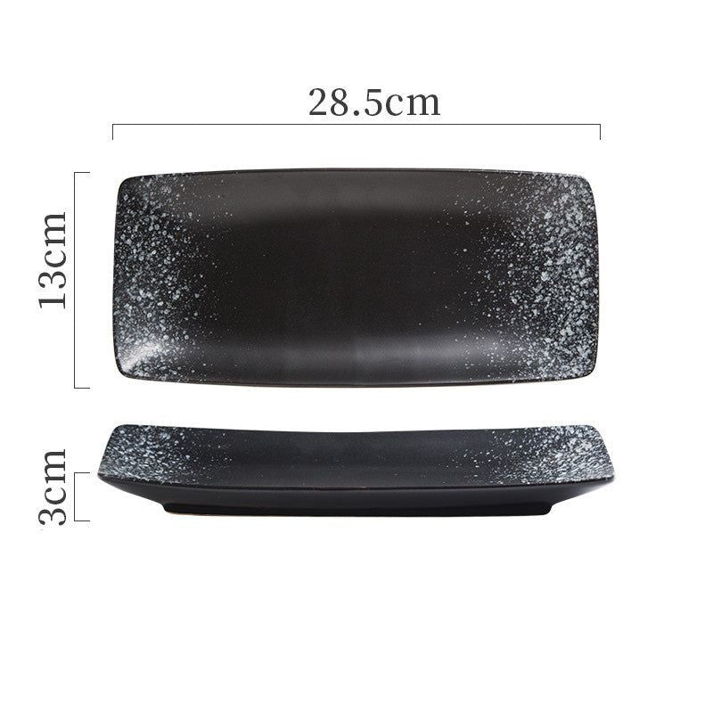 Japanese Ceramic Plates Sushi Dish Tableware Tray Cutlery - Grand Goldman