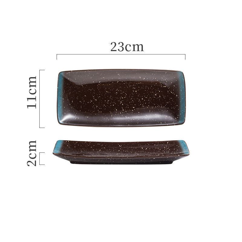 Japanese Ceramic Plates Sushi Dish Tableware Tray Cutlery - Grand Goldman