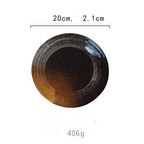 Japanese Ceramic Tableware Hotel Plate Fish Hand Painted Plate - Grand Goldman