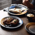 Japanese Ceramic Tableware Hotel Plate Fish Hand Painted Plate - Grand Goldman