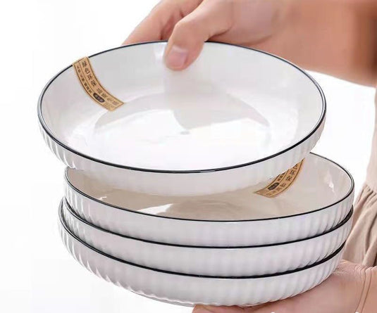 Japanese Deep Dish Nordic Creative Ceramic Tableware - Grand Goldman