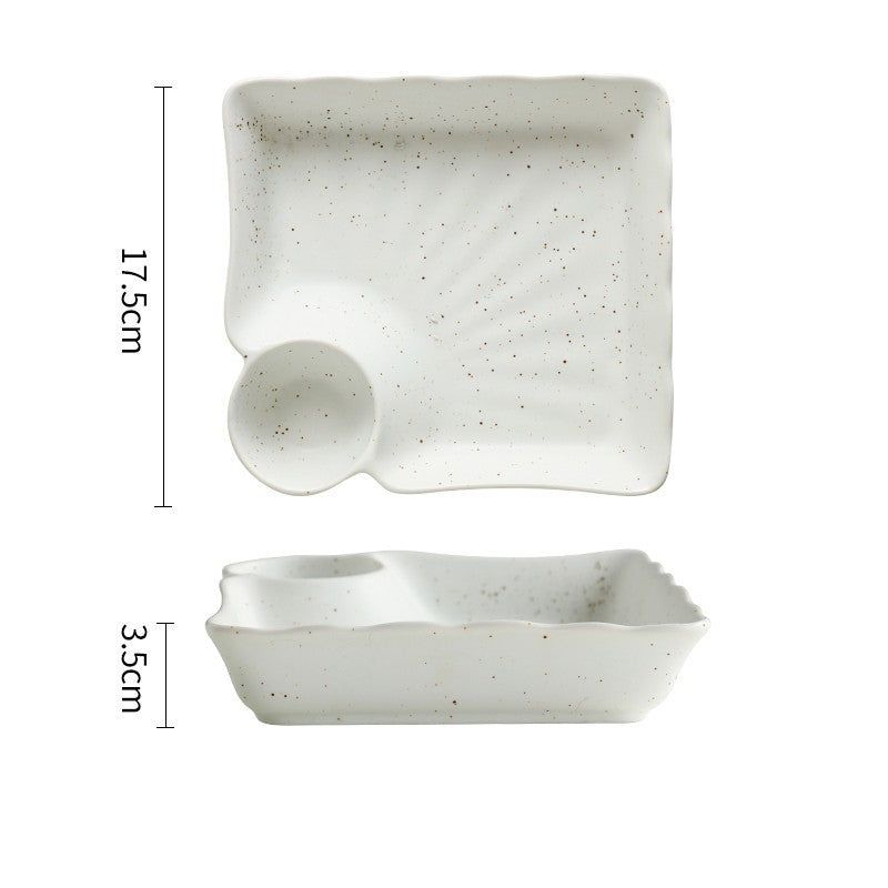 Japanese Fan-shaped Creative Cold Dish Plate - Grand Goldman