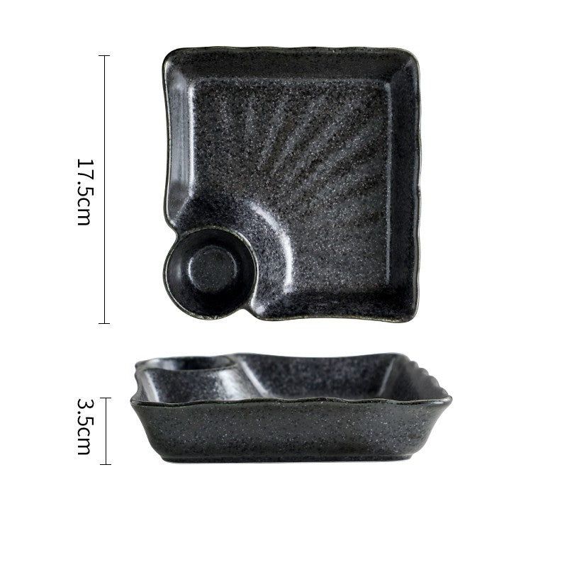 Japanese Fan-shaped Creative Cold Dish Plate - Grand Goldman