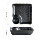 Japanese Fan-shaped Creative Cold Dish Plate - Grand Goldman