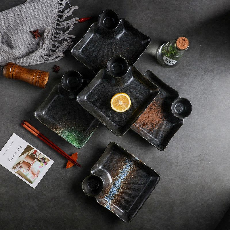 Japanese Fan-shaped Creative Cold Dish Plate - Grand Goldman