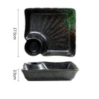 Japanese Fan-shaped Creative Cold Dish Plate - Grand Goldman