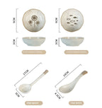 Japanese Household Dish Ceramic Condiment Saucer - Grand Goldman