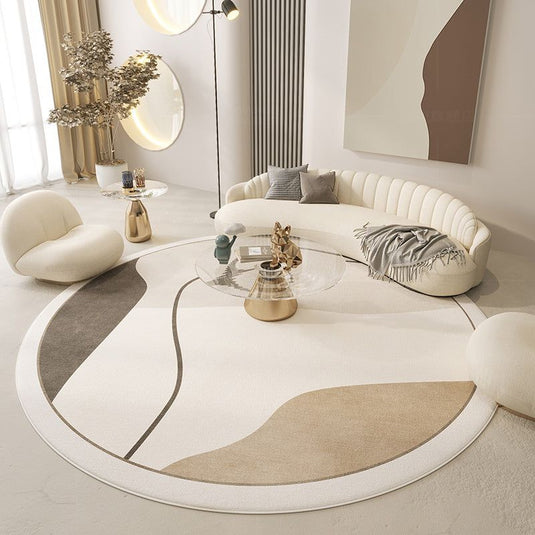 Japanese Minimalist Fashion Living Room Printed Carpet - Grand Goldman