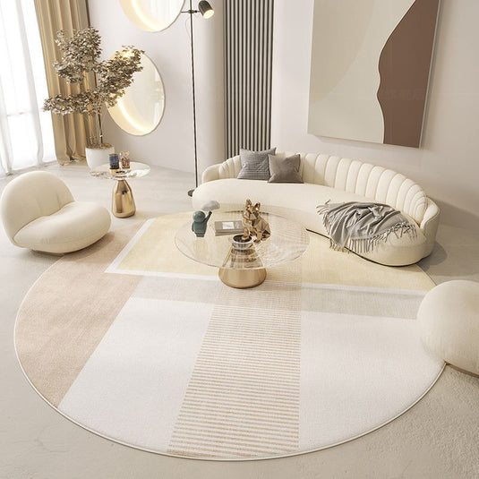 Japanese Minimalist Fashion Living Room Printed Carpet - Grand Goldman