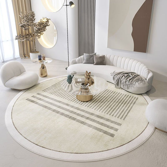 Japanese Minimalist Fashion Living Room Printed Carpet - Grand Goldman