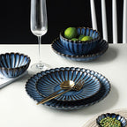 Japanese Retro Kiln Changed Chrysanthemum Dish Ceramic Tableware - Grand Goldman