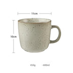 Japanese Retro Pitted Household Ceramic Tableware - Grand Goldman