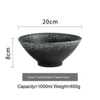 Japanese Style Ceramic Bowl Household Large Ramen Creative Tableware - Grand Goldman