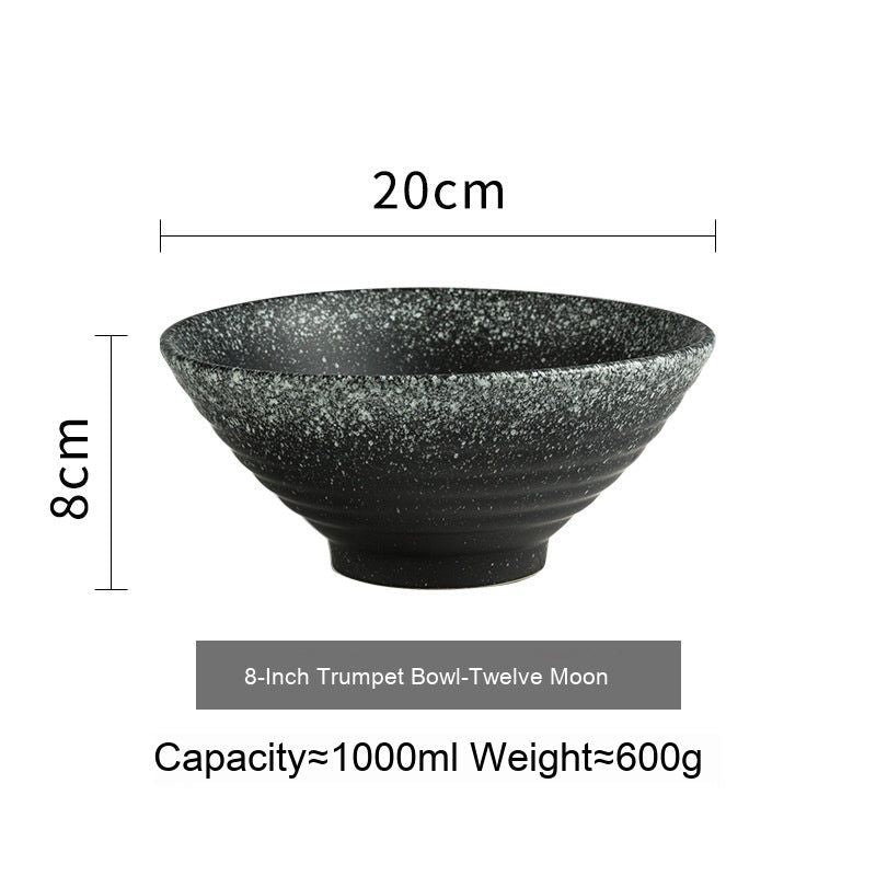 Japanese Style Ceramic Bowl Household Large Ramen Creative Tableware - Grand Goldman