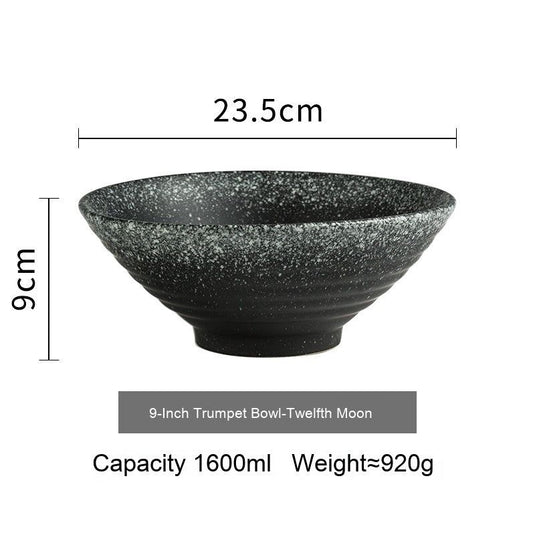 Japanese Style Ceramic Bowl Household Large Ramen Creative Tableware - Grand Goldman