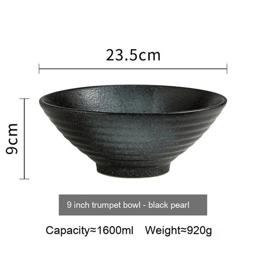 Japanese Style Ceramic Bowl Household Large Ramen Creative Tableware - Grand Goldman